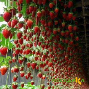 Клубника ампельная Анастасия купить по цене от 370р. в интернет-магазине «Посадика» с доставкой почтой в в Астрахани и по всей России – [изображение №1].